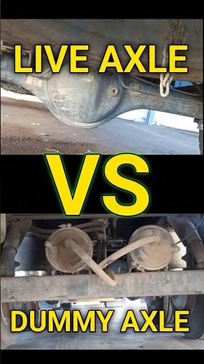 Live axle vs dummy axle #shorts #automobile #axle #foryou #mechanic #garage #tips #technology #top