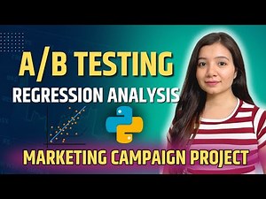 A/B Testing & Regression Analysis Project | Marketing Campaign Analysis | Data Analysis Project