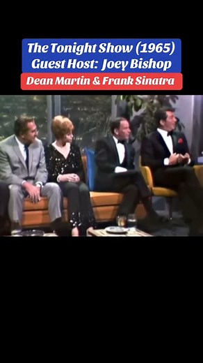 The Tonight Show (1965) JoeyBishop, Dean Martin & Frank Sinatra #joeybishop #deanmartin #franksinatra #petesclassics #nicetoremember | Johnny Carson Lovers