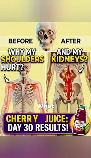 What Happens When You Drink Tart Cherry Juice for 30 Days?#shorts #science