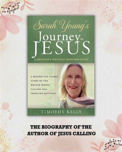 Sarah Young's Journey to Jesus book promo