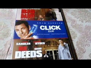 Adam Sandler Triple feature DVD Unboxing