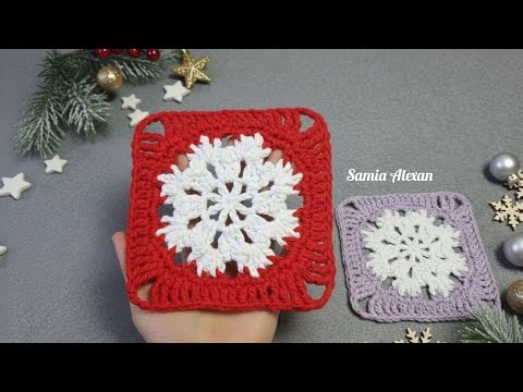 Must-Make! The Most Beautiful Square for Winter Crochet Projects (Stunning Colors)