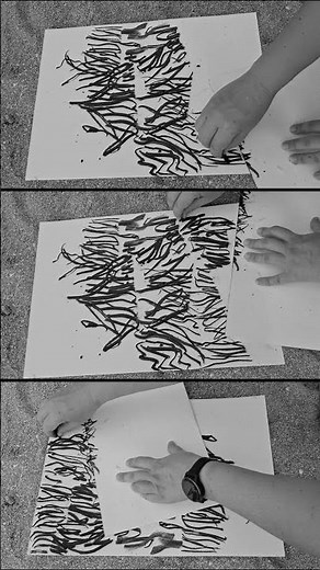 Mark-making / Abstract charcoal lineart #lineart #drawing #charcoaldrawing