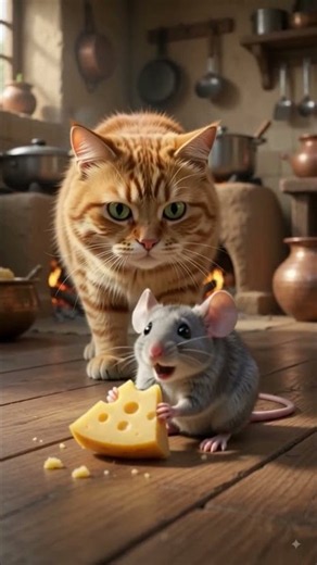 🐭 Cute Little Mouse Eating Cheese 🧀 | Adorable Animal Moments | Viral Shorts
