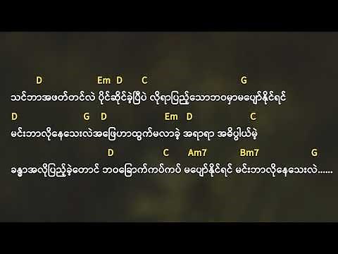 #idiots #ရေမွန် - ဘာလိုနေသေးလဲ Chord & Lyrics # raymond