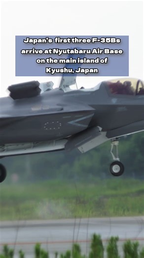 Japan’s first F-35B Lightning II aircraft arrive at Nyutabaru Air Base