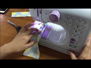 How to use household sewing machine make the skirt (FHSM-505)