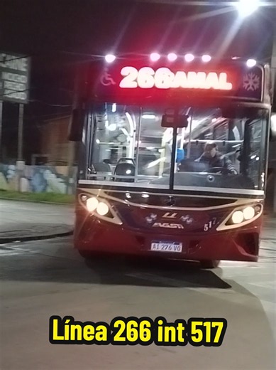Ugarte Europeo VI 517 — Línea 266 en Barrio San José rumbo a Rafael Calzada