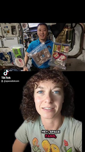 Happy #thanksgiving to all who celebrate! What's for #lunch on the #iss? #astronaut Jonny Kim shows some of the many #spacefood options aboard the International #space #station. Read more on our website. #image #picoftheday #photo #astronomy #nasa #spacephotos #spacephoto #science