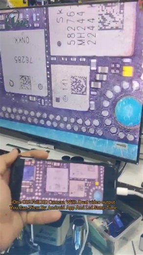 Best Microscope Camera for Mobile Repair | iOne C02 with Dual Output to LED & App #camera #shorts