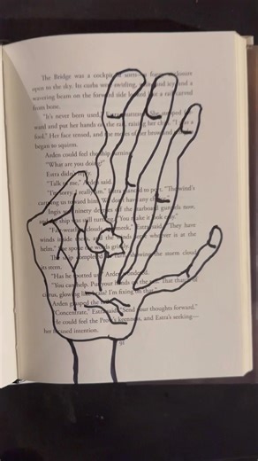 HAND — Day 100 | Sharpie on Book 👁️