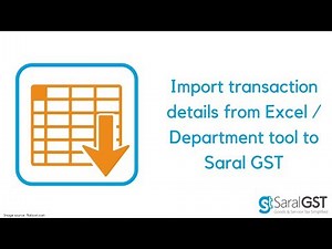 Import GSTR-2 details from Excel or Dept Excel Tool