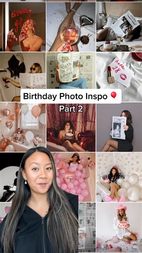 Birthday content, but make it iconic. 🫧🎈💄 Save these ideas, then turn your best shots into a birthday photo book on Mixbook. #Mixbook #birthdayphotoshoot #photobook #birthdayinspo | Mixbook