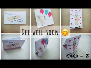 Get Well Soon Card - 2 | Craft for Kids | Easy DIY cards for Kids | DIY Greeting Card