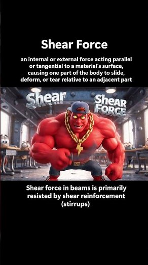 Shear Force Concept Animation