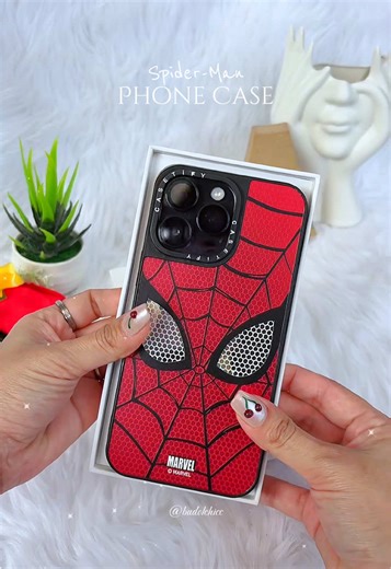 spider-man phone case back in stock!🕷️🕸️ love the quality!!❤️ #spidermancase #spiderman #phonecase #casetify #fyp