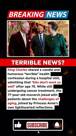 BREAKING: King Charles Makes Candid Health Confession During Hospital Visit #royalfamily