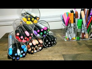 Make DIY Copic/Prismacolor Alcohol Ink Marker, Pen/Pencil, Storage Organizer