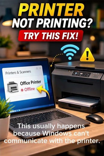 Printer Showing Offline in Windows? Fix It in 30 Seconds