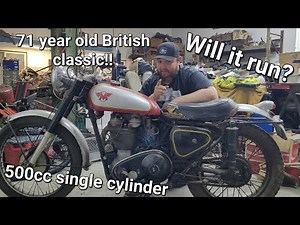Will this 500cc Matchless motorcycle from 1953 run AND ride again??