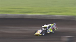 Jake O'Neil USMTS heat win at Mason City Motor Speedway 7/18/21 USMTS - United States Modified Touring Series LIVE this weekend on RacinDirt.tv | RacinDirt.com