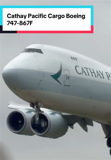Cathay Pacific Cargo Boeing 747 Arrival at Heathrow