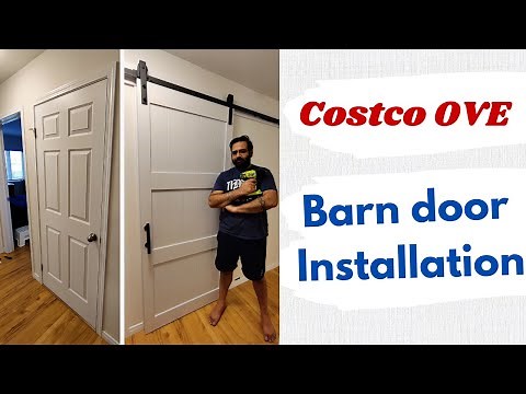 Installing OVE Barn Door | Costco Barn Door | DIY Series | Take Two Vlogs