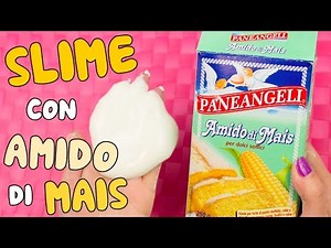 Modeling clay WITH ONLY CORN STARCH - SLIME WITHOUT GLUE
