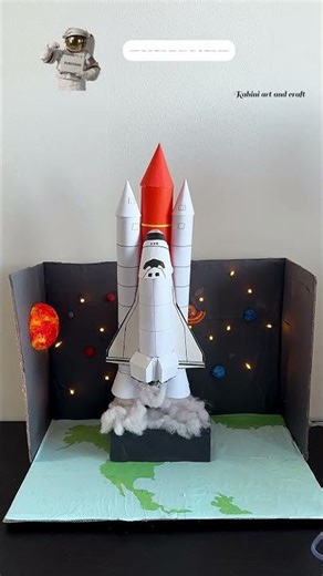 🚀 Real Working Space Shuttle Model! 😱 #Shorts