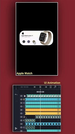Create Modern UI Design Animation on Mobile (Alight Motion) #shorts #animation