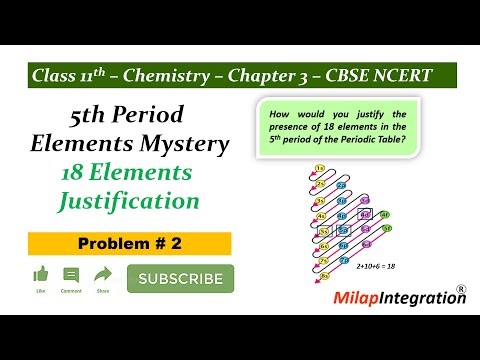 5th Period Elements Mystery | 18 Elements Justification