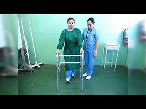 HOW TO USE A WALKER||AMBULATION WITH WALKER:Caregiving skills/caregiver skill||Shie la Methuselah