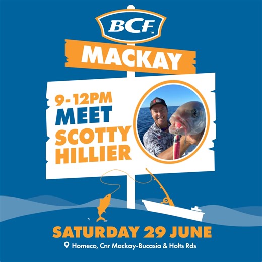 Mackay! Your new BCF Superstore is opening on Saturday 29th of June! 🥳🔥 We have an action-packed Grand Opening planned including heaps of giveaways, sausage sizzle, chance to meet Scotty Hillier, a petting zoo, plus more! 🙌 Come on down and discover That BCFing Feelin' at: HomeCo Mackay, Corner Mackay-Bucasia Road and Holts Road, Mackay QLD 4740 | BCF - Boating, Camping, Fishing