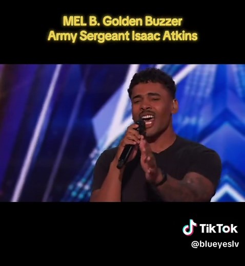 Mel B Golden Buzzer Army Sergeant Isaac Atkins AGT Performance