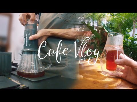 Coffee Time for Us at Our Little Café | Iced Aeropress and Latte Art Practice | Flair 58+