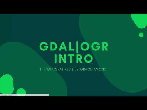 GDAL/OGR Introduction | What is GDAL/OGR?