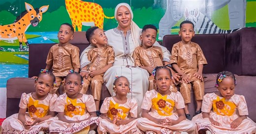 Los nonillizos Arby-Cissé cumplieron 4 años: sus padres publicaron fotos inéditas para celebrarlos