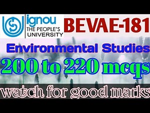 Bevae-181 mcqs from 201 to 220 ||bevae181 mcqs