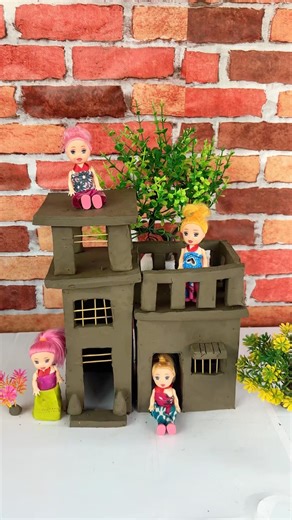 Amazing clay house 🏠|| #mudhouse #clayhouse #tinyhouse #shorts