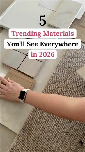 Discover the BIGGEST Material Trend Taking 2026 by Storm! #materials #interior