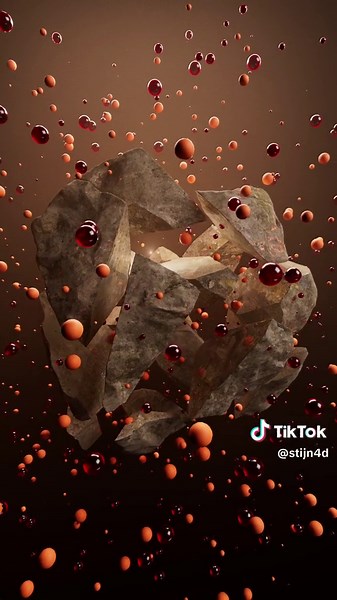 Exploding rock #c4d #3dart #maxon #cinema4d #cinema4dart #render #3drender #redshift3d #redshift #cgi #motiongraphics #motiondesign #3danimation