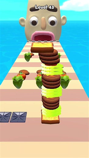 Sandwich Runner gameplay 😍👏✅ #games #gaming #viral #gameplay #trending #explore