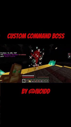 New Dungeon Boss! Command Block Creation by @ivoidd2046 #minecraft #commandblock #minecraftdungeon