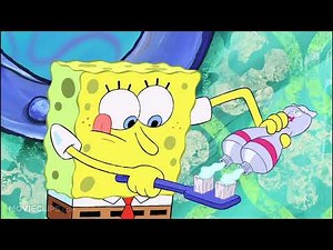 The SpongeBob SquarePants Movie 2004 SpongeBob's morning routine