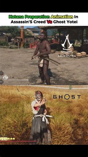 Katana Preparation Animation In Assassin'S Creed V Ghost #ghostofyōtei #assassinscreedshadows