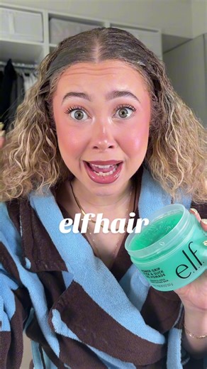 Testing NEW ELF Hair Products on Curly Hair