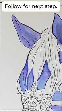 How to Color Horse Ears