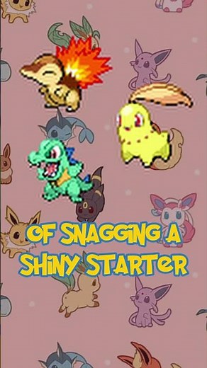How To Get A Shiny Starter In Heart Gold And Soul Silver