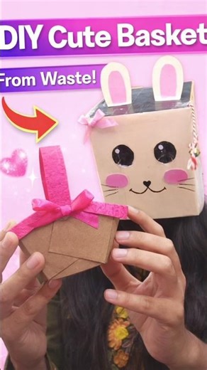 Don’t Throw Paper Bags!!Make This Gift basket(Super easy!)